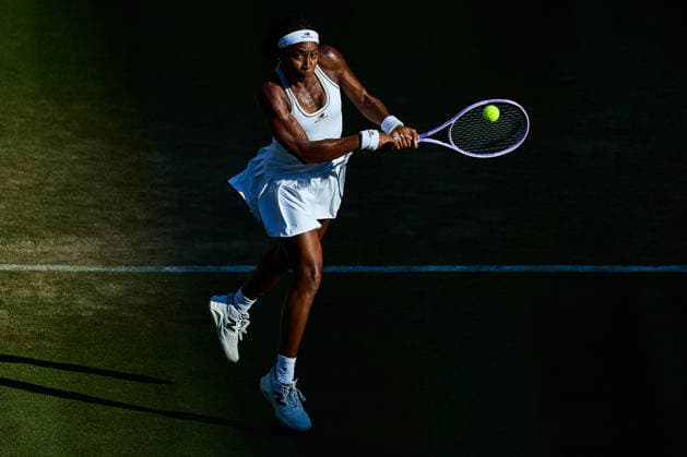 July 3, 2026, London, London, Great Britain: Coco Gauff of United States during The Championships Wimbledon Tennis 2026: Grand Slam: The Championships Wimbledon: 5th Day: 3rd RD: GAUFF 6:3 6:7 6:2 LIU  - ZUMAs343 20260703_zsp_s343_059 Copyright: xMathiasxSchulzx