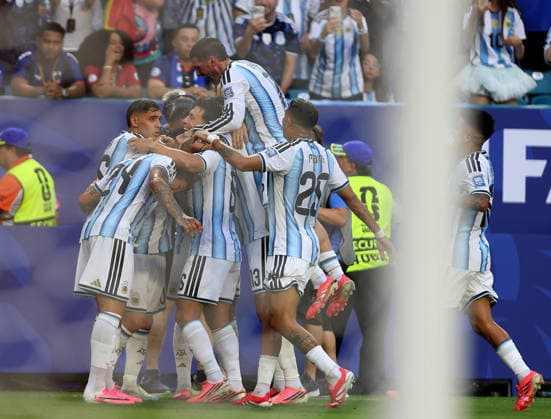 Argentina vs Cabo Verde. 16 avos de Final Copa del Mundo 2026 *** Argentina vs. Cape Verde, Round of 16, 2026 World Cup Copyright: xxx