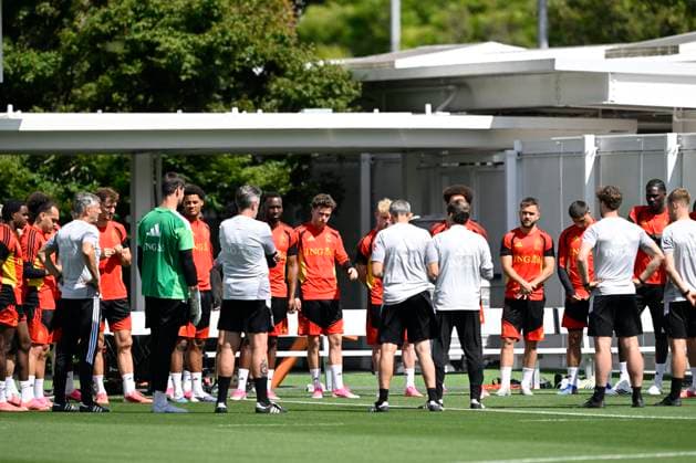Belgian national football team - FIFA World Cup, WM, Weltmeisterschaft, Fussball 2026 - media activities 03 07 2026 RENTON, UNITED STATES OF AMERICA - JULY 03 : Red Devils pictured during a training session of the Belgian national football team during the FIFA World Cup 2026 on July 3, 2026 in Renton, United States of America, 03 07 2026 Renton United States of America  Copyright: xNicoxVereeckenx