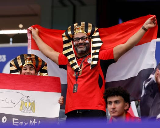 July 3, 2026, Arlington, Texas, USA: Egypt fans before the 2026 FIFA World Cup, WM, Weltmeisterschaft, Fussball Round of 32 match between Australia and Egypt at Dallas Stadium on July 3, 2026. David Ballering II ADM Newswire ZUMA Press Wire FIFA World Cup 2026 - Australia:Egypt  - ZUMAa325 20260703_zsa_a325_009 Copyright: xDavidxBalleringxIix