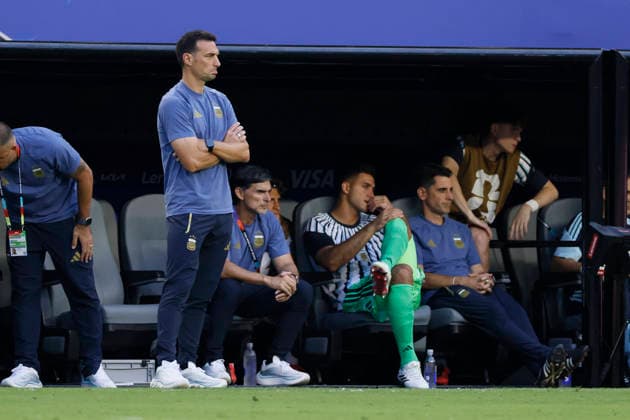 Argentina v Cabo Verde: Round of 32 - FIFA World Cup, WM, Weltmeisterschaft, Fussball 2026 Lionel Scaloni, Head Coach of Argentina on the side line during the FIFA World Cup 2026 Round Of 32 match between Argentina and Cabo Verde at Miami Stadium on July 3, 2026 in Miami Gardens, United States. Miami Gardens Miami Stadium FL United States Copyright: xAllstarxPicturexLibraryxLtdx