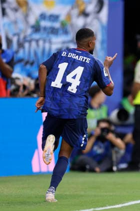 Argentina v Cabo Verde: Round of 32 - FIFA World Cup, WM, Weltmeisterschaft, Fussball 2026 Deroy Duarte of Cabo Verde celebrates equalizing goal during the FIFA World Cup 2026 Round Of 32 match between Argentina and Cabo Verde at Miami Stadium on July 3, 2026 in Miami Gardens, United States. Miami Gardens Miami Stadium FL United States Copyright: xAllstarxPicturexLibraryxLtdx