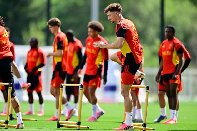 Belgian national football team - FIFA World Cup, WM, Weltmeisterschaft, Fussball 2026 - media activities 03 07 2026 RENTON, UNITED STATES OF AMERICA - JULY 03 : Meunier Thomas defender of Belgium pictured during a training session of the Belgian national football team during the FIFA World Cup 2026 on July 3, 2026 in Renton, United States of America, 03 07 2026 Renton United States of America  Copyright: xJanxDexMeuleneirx