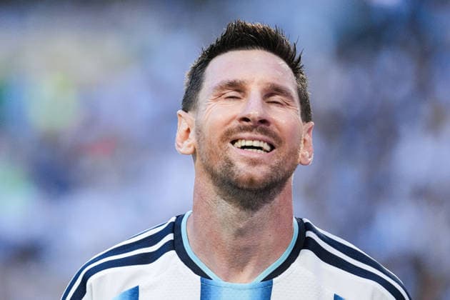 Lionel Messi of Argentina reacts during a FIFA Men’s World Cup 2026 round of 32 football match between Argentina and Cape Verde at Miami Stadium, in Miami Gardens July 03 2026 (Photo by Alexandra Fechete SPP)  Copyright: xAlexandraxFechete SPPx Sportspressphoto_SPR184386