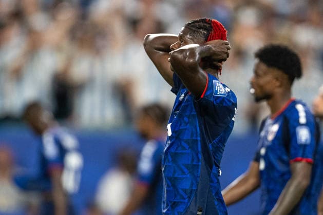 260704 Gilson Benchimol of Cabo Verde looks dejected after 3-2 during the FIFA World Cup, WM, Weltmeisterschaft, Fussball 2026 round of 32 football match between Argentina and Cabo Verde on July 4, 2026 in Miami. Photo: Jon Olav Nesvold BILDBYRAN COP 217 JE0139 fotboll football soccer fotball vm fotbolls-vm fotball-vm fotbolls-vm 2026 fifa world cup 2026 sextondelsfinal round of 32 23 bbeng depp *** July 4, 2026: Gilson Benchimol of Cape Verde looks dejected after the 3–2 loss during the FIFA World Cup 2026 Round of 32 soccer match between Argentina and Cape Verde on July 4, 2026 in Miami. Photo by Jon Olav Nesvold. BILDBYRAN COP 217 JE0139 soccer football fotball World Cup soccer World Cup fotball World Cup soccer World Cup 2026 FIFA World Cup 2026 round of 32 23 bbeng depp  Copyright: JONxOLAVxNESVOLD BB260704JE120