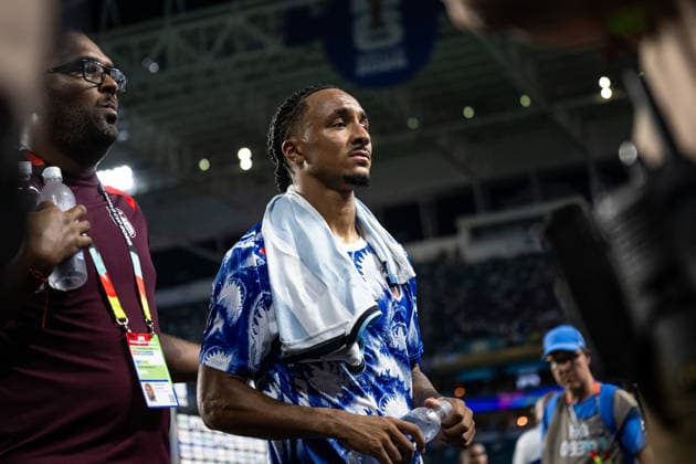 260704 Dailon Livramento of Cabo Verde after the FIFA World Cup, WM, Weltmeisterschaft, Fussball 2026 round of 32 football match between Argentina and Cabo Verde on July 4, 2026 in Miami. Photo: Jon Olav Nesvold BILDBYRAN COP 217 JE0139 fotboll football soccer fotball vm fotbolls-vm fotball-vm fotbolls-vm 2026 fifa world cup 2026 sextondelsfinal round of 32 23 bbeng *** July 4, 2026: Dailon Livramento of Cape Verde after the FIFA World Cup 2026 Round of 32 soccer match between Argentina and Cape Verde on July 4, 2026 in Miami. Photo by Jon Olav Nesvold, BILDBYRAN COP 217 JE0139 soccer football fotball World Cup soccer World Cup 2026 FIFA World Cup 2026 round of 32 23 bbeng  Copyright: JONxOLAVxNESVOLD BB260704JE133