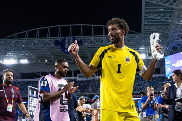 260704 Goalkeeper Vozinha of Cabo Verde after the FIFA World Cup, WM, Weltmeisterschaft, Fussball 2026 round of 32 football match between Argentina and Cabo Verde on July 4, 2026 in Miami. Photo: Jon Olav Nesvold BILDBYRAN COP 217 JE0139 fotboll football soccer fotball vm fotbolls-vm fotball-vm fotbolls-vm 2026 fifa world cup 2026 sextondelsfinal round of 32 23 bbeng *** July 4, 2026: Cape Verde goalkeeper Vozinha after the 2026 FIFA World Cup Round of 32 soccer match between Argentina and Cape Verde on July 4, 2026 in Miami. Photo by Jon Olav Nesvold. BILDBYRAN COP 217 JE0139 soccer football fotball World Cup soccer World Cup 2026 FIFA World Cup 2026 Round of 32 23 bbeng  Copyright: JONxOLAVxNESVOLD BB260704JE137