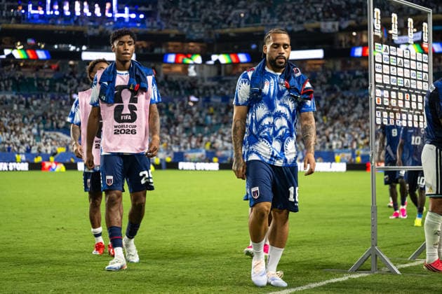 260704 Telmo Arcanjo of Cabo Verde looks dejected after the FIFA World Cup, WM, Weltmeisterschaft, Fussball 2026 round of 32 football match between Argentina and Cabo Verde on July 4, 2026 in Miami. Photo: Jon Olav Nesvold BILDBYRAN COP 217 JE0139 fotboll football soccer fotball vm fotbolls-vm fotball-vm fotbolls-vm 2026 fifa world cup 2026 sextondelsfinal round of 32 23 bbeng depp *** July 4, 2026: Telmo Arcanjo of Cape Verde looks dejected after the FIFA World Cup 2026 Round of 32 soccer match between Argentina and Cape Verde on July 4, 2026 in Miami. Photo by Jon Olav Nesvold. BILDBYRAN COP 217 JE0139 soccer football fotball World Cup soccer World Cup 2026 FIFA World Cup 2026 round of 32 23 bbeng depp  Copyright: JONxOLAVxNESVOLD BB260704JE143