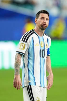 July 3, 2026, Miami Gardens, Florida, United States: Lionel Messi of Argentina celebrates the victory during the FIFA World Cup, WM, Weltmeisterschaft, Fussball 2026 Round Of 32 match between Argentina and Cabo Verde at Miami Stadium on July 3, 2026 in Miami Gardens, United States. Argentina V Cabo Verde: Round Of 32 - FIFA World Cup 2026  - ZUMAa181 20260703_zaa_a181_102 Copyright: xJosexBretonx
