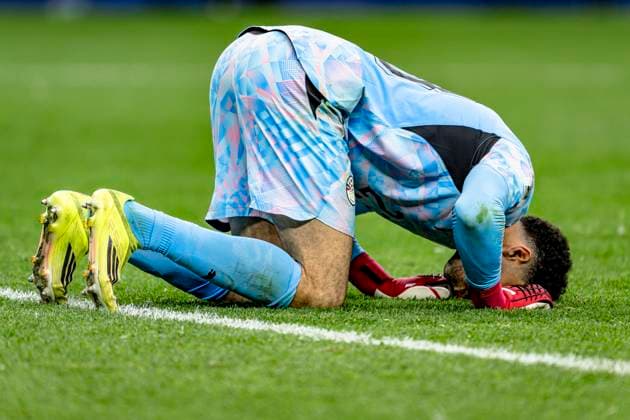 DALLAS - Egyptian goalkeeper Mostafa Shoubir during the 2026 World Cup match between Australia and Egypt at Dallas Stadium on July 3, 2026, in Dallas, United States. (Photo by Stefan Koops EYE4IMAGES DeFodi Images) - *** DALLAS Egyptian goalkeeper Mostafa Shoubir during the 2026 World Cup match between Australia and Egypt at Dallas Stadium on July 3, 2026, in Dallas, United States. Photo by Stefan Koops, EYE4IMAGES, DeFodi Images