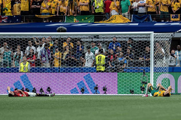 Australia vs Egypt DALLAS, TX - 03.07.2026: AUSTRALIA VS EGYPT - Alessandro Circati during the match between Egypt and Australia, valid for the round of 16 of the 2026 FIFA World Cup, WM, Weltmeisterschaft, Fussball held at AT&amp;T Stadium, in Arlington, Texas, United States, this Friday (3). (Photo: Danilo Fernandes Fotoarena) x2978840x  DaniloxFernandes