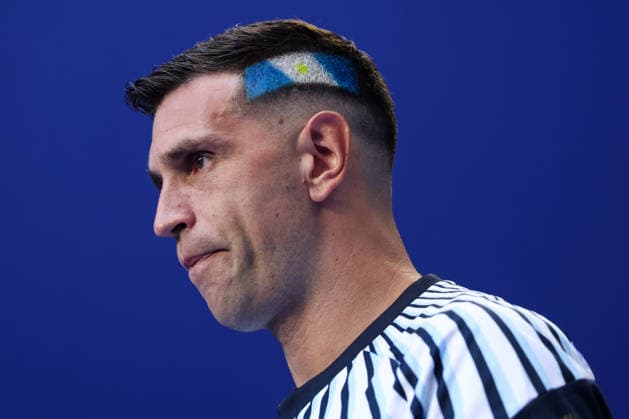 MIAMI GARDENS, FLORIDA - JULY 03: Emiliano Martinez of Argentina reacts during the FIFA World Cup, WM, Weltmeisterschaft, Fussball 2026 Round of 32 match between Argentina and Cabo Verde at Miami Stadium on July 3, 2026 in Miami Gardens, Florida.  Copyright: xWuxZhizhaox 111652149571