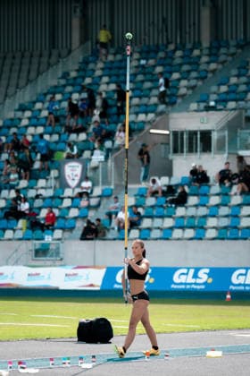 Weisbrodt Eva Marie (MTG Mannheim, 55, Stabhochsprung Frauen), GER, Leichtathletik, Athletics, Deutsche Meisterschaften U18 U23, Wattenscheid, 03.07.2026, GER, Leichtathletik, Athletics, Deutsche Meisterschaften U18 U23, Wattenscheid, 03.07.2026 Wattenscheid *** Weisbrodt Eva Marie MTG Mannheim, 55, Women s Pole Vault, GER, Track and Field, Athletics, German U18 and U23 Championships, Wattenscheid, July 3, 2026, GER, Track and Field, Athletics, German U18 and U23 Championships, Wattenscheid, July 3, 2026, Wattenscheid Copyright: xStefanxMayerx EP_SMR
