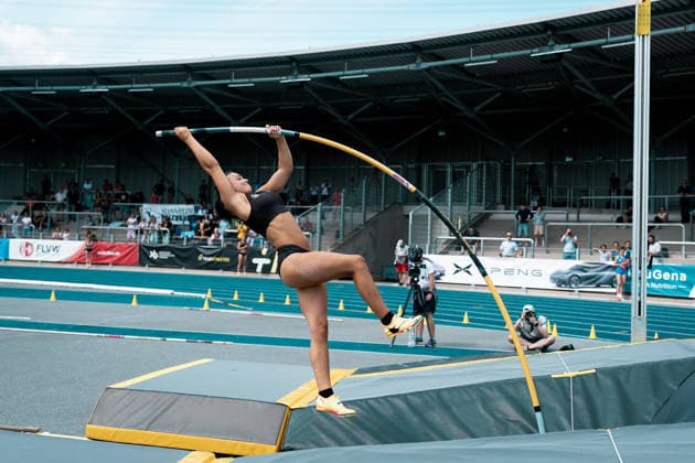Weisbrodt Eva Marie (MTG Mannheim, 55, Stabhochsprung Frauen), GER, Leichtathletik, Athletics, Deutsche Meisterschaften U18 U23, Wattenscheid, 03.07.2026, GER, Leichtathletik, Athletics, Deutsche Meisterschaften U18 U23, Wattenscheid, 03.07.2026 Wattenscheid *** Weisbrodt Eva Marie MTG Mannheim, 55, Women s Pole Vault, GER, Track and Field, Athletics, German U18 and U23 Championships, Wattenscheid, July 3, 2026, GER, Track and Field, Athletics, German U18 and U23 Championships, Wattenscheid, July 3, 2026, Wattenscheid Copyright: xStefanxMayerx EP_SMR