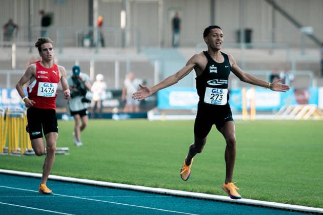 Cais Noah (Laufgemeinschaft Wehringen, 273, 3000m Hindernis Maenner), GER, Leichtathletik, Athletics, Deutsche Meisterschaften U18 U23, Wattenscheid, 03.07.2026, GER, Leichtathletik, Athletics, Deutsche Meisterschaften U18 U23, Wattenscheid, 03.07.2026 Wattenscheid *** Cais Noah Laufgemeinschaft Wehringen, 273, Men s 3000m Steeplechase, GER, Track and Field, Athletics, German U18 and U23 Championships, Wattenscheid, July 3, 2026, GER, Track and Field, Athletics, German U18 and U23 Championships, Wattenscheid, July 3, 2026, Wattenscheid Copyright: xStefanxMayerx EP_SMR