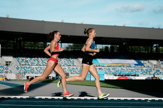 Budde Adia (LAV Stadtwerke Tuebingen, 1628, 3000m Hindernis Frauen), Lindner Jule (LG Bamberg, 288, 3000m Hindernis Frauen), GER, Leichtathletik, Athletics, Deutsche Meisterschaften U18 U23, Wattenscheid, 03.07.2026, GER, Leichtathletik, Athletics, Deutsche Meisterschaften U18 U23, Wattenscheid, 03.07.2026 Wattenscheid *** Budde Adia, LAV Stadtwerke Tübingen, 1628, Women s 3000m Steepchase, Lindner Jule, LG Bamberg, 288, Women s 3000m Steepchase, GER, Track and Field, Athletics, German U18 and U23 Championships, Wattenscheid, July 3, 2026, GER, Track and Field, Athletics, German Championships U18 U23, Wattenscheid, July 3, 2026, Wattenscheid Copyright: xStefanxMayerx EP_SMR