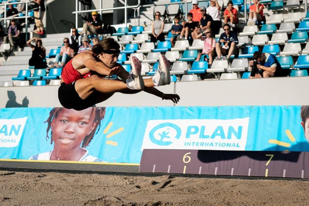 Holuschek Julian (Eintracht Frankfurt e.V., 465, Weitsprung Maenner), GER, Leichtathletik, Athletics, Deutsche Meisterschaften U18 U23, Wattenscheid, 03.07.2026, GER, Leichtathletik, Athletics, Deutsche Meisterschaften U18 U23, Wattenscheid, 03.07.2026 Wattenscheid *** Holuschek Julian, Eintracht Frankfurt e.V., 465, Men s Long Jump, GER, Track and Field, Athletics, German U18 and U23 Championships, Wattenscheid, July 3, 2026, GER, Track and Field, Athletics, German U18 and U23 Championships, Wattenscheid, July 3, 2026, Wattenscheid Copyright: xStefanxMayerx EP_SMR