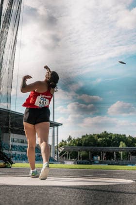 Brown Curly (Eintracht Frankfurt e.V., 481, Diskuswurf Frauen), GER, Leichtathletik, Athletics, Deutsche Meisterschaften U18 U23, Wattenscheid, 03.07.2026, GER, Leichtathletik, Athletics, Deutsche Meisterschaften U18 U23, Wattenscheid, 03.07.2026 Wattenscheid *** Brown Curly Eintracht Frankfurt e.V., 481, Women s Discus Throw, GER, Track and Field, Athletics, German U18 and U23 Championships, Wattenscheid, July 3, 2026, GER, Track and Field, Athletics, German U18 and U23 Championships, Wattenscheid, July 3, 2026, Wattenscheid Copyright: xStefanxMayerx EP_SMR