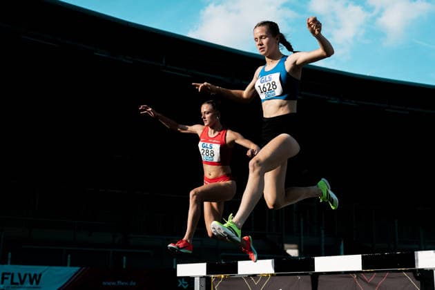 Budde Adia (LAV Stadtwerke Tuebingen, 1628, 3000m Hindernis Frauen), Lindner Jule (LG Bamberg, 288, 3000m Hindernis Frauen), GER, Leichtathletik, Athletics, Deutsche Meisterschaften U18 U23, Wattenscheid, 03.07.2026, GER, Leichtathletik, Athletics, Deutsche Meisterschaften U18 U23, Wattenscheid, 03.07.2026 Wattenscheid *** Budde Adia, LAV Stadtwerke Tübingen, 1628, Women s 3000m Steepchase, Lindner Jule, LG Bamberg, 288, Women s 3000m Steepchase, GER, Track and Field, Athletics, German U18 and U23 Championships, Wattenscheid, July 3, 2026, GER, Track and Field, Athletics, German Championships U18 U23, Wattenscheid, July 3, 2026, Wattenscheid Copyright: xStefanxMayerx EP_SMR