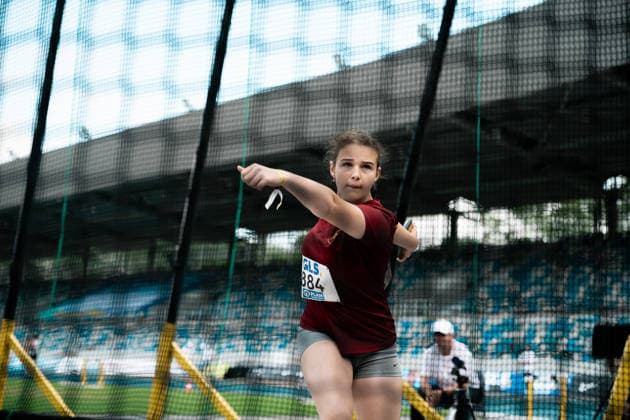 Mechelke Giuliana (LAV Kleinenbroich, 884, Diskuswurf Frauen), GER, Leichtathletik, Athletics, Deutsche Meisterschaften U18 U23, Wattenscheid, 03.07.2026, GER, Leichtathletik, Athletics, Deutsche Meisterschaften U18 U23, Wattenscheid, 03.07.2026 Wattenscheid *** Mechelke Giuliana LAV Kleinenbroich, 884, Women s Discus Throw, GER, Track and Field, Athletics, German U18 and U23 Championships, Wattenscheid, July 3, 2026, GER, Track and Field, Athletics, German U18 and U23 Championships, Wattenscheid, July 3, 2026, Wattenscheid Copyright: xStefanxMayerx EP_SMR