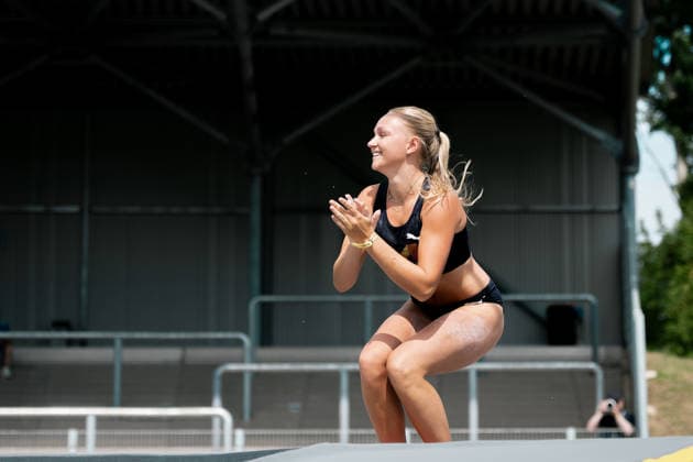 Gretzler Line (USC Mainz, 1143, Stabhochsprung Frauen), GER, Leichtathletik, Athletics, Deutsche Meisterschaften U18 U23, Wattenscheid, 03.07.2026, GER, Leichtathletik, Athletics, Deutsche Meisterschaften U18 U23, Wattenscheid, 03.07.2026 Wattenscheid *** Gretzler Line USC Mainz, 1143, Women s Pole Vault, GER, Track and Field, Athletics, German U18 and U23 Championships, Wattenscheid, July 3, 2026, GER, Track and Field, Athletics, German U18 and U23 Championships, Wattenscheid, July 3, 2026, Wattenscheid Copyright: xStefanxMayerx EP_SMR