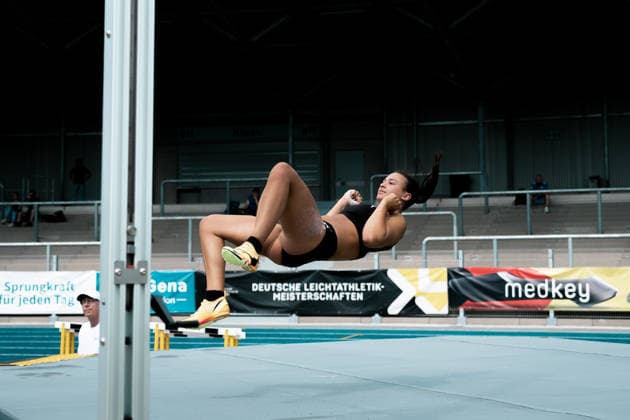 Weisbrodt Eva Marie (MTG Mannheim, 55, Stabhochsprung Frauen), GER, Leichtathletik, Athletics, Deutsche Meisterschaften U18 U23, Wattenscheid, 03.07.2026, GER, Leichtathletik, Athletics, Deutsche Meisterschaften U18 U23, Wattenscheid, 03.07.2026 Wattenscheid *** Weisbrodt Eva Marie MTG Mannheim, 55, Women s Pole Vault, GER, Track and Field, Athletics, German U18 and U23 Championships, Wattenscheid, July 3, 2026, GER, Track and Field, Athletics, German U18 and U23 Championships, Wattenscheid, July 3, 2026, Wattenscheid Copyright: xStefanxMayerx EP_SMR