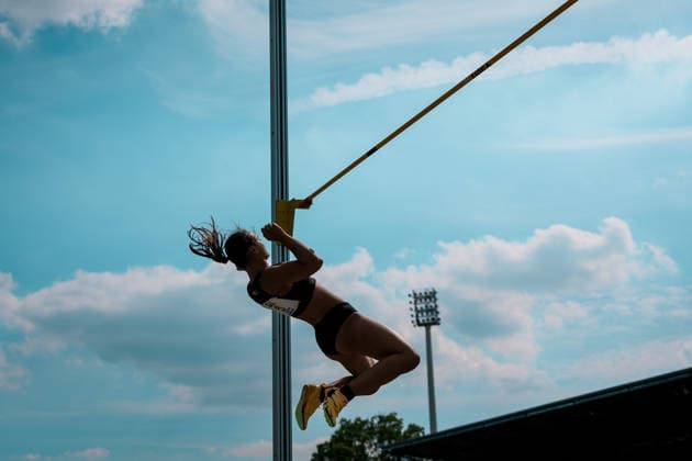 Weisbrodt Eva Marie (MTG Mannheim, 55, Stabhochsprung Frauen), GER, Leichtathletik, Athletics, Deutsche Meisterschaften U18 U23, Wattenscheid, 03.07.2026, GER, Leichtathletik, Athletics, Deutsche Meisterschaften U18 U23, Wattenscheid, 03.07.2026 Wattenscheid *** Weisbrodt Eva Marie MTG Mannheim, 55, Women s Pole Vault, GER, Track and Field, Athletics, German U18 and U23 Championships, Wattenscheid, July 3, 2026, GER, Track and Field, Athletics, German U18 and U23 Championships, Wattenscheid, July 3, 2026, Wattenscheid Copyright: xStefanxMayerx EP_SMR