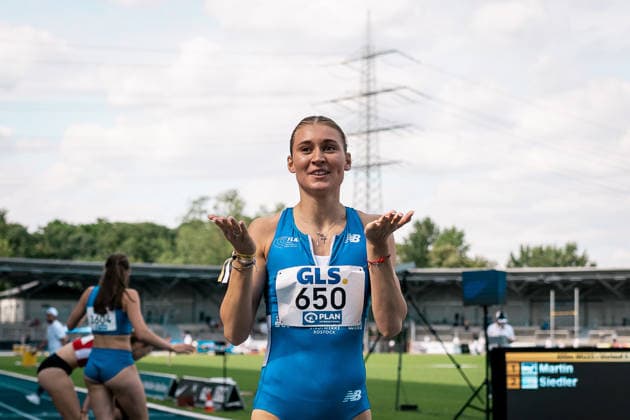 Martin Johanna (1. LAV Rostock, 650, 400m Frauen), GER, Leichtathletik, Athletics, Deutsche Meisterschaften U18 U23, Wattenscheid, 03.07.2026, GER, Leichtathletik, Athletics, Deutsche Meisterschaften U18 U23, Wattenscheid, 03.07.2026 Wattenscheid *** Martin Johanna 1 LAV Rostock, 650, Women s 400m, GER, Track and Field, Athletics, German U18 and U23 Championships, Wattenscheid, July 3, 2026, GER, Track and Field, Athletics, German U18 and U23 Championships, Wattenscheid, July 3, 2026, Wattenscheid Copyright: xStefanxMayerx EP_SMR