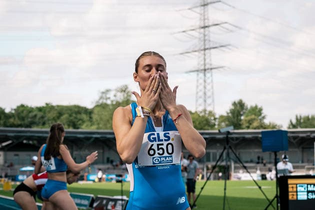 Martin Johanna (1. LAV Rostock, 650, 400m Frauen), GER, Leichtathletik, Athletics, Deutsche Meisterschaften U18 U23, Wattenscheid, 03.07.2026, GER, Leichtathletik, Athletics, Deutsche Meisterschaften U18 U23, Wattenscheid, 03.07.2026 Wattenscheid *** Martin Johanna 1 LAV Rostock, 650, Women s 400m, GER, Track and Field, Athletics, German U18 and U23 Championships, Wattenscheid, July 3, 2026, GER, Track and Field, Athletics, German U18 and U23 Championships, Wattenscheid, July 3, 2026, Wattenscheid Copyright: xStefanxMayerx EP_SMR