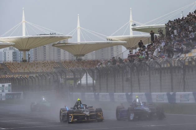 2026 FORMULA E SHANGHAI ePRIX 07 GUNTHER Maximilian (ger), DS Penske, DS E-Tense FE25, action during the Shanghai ePrix, 12th and 13th round of the 2025-26 ABB FIA Formula E World Championship, WM, Weltmeisterschaft on the Shanghai International Circuit from July 3 to 5, 2026 in Shanghai, China - ShanghaiChina  Copyright: xJULIENxDELFOSSEx