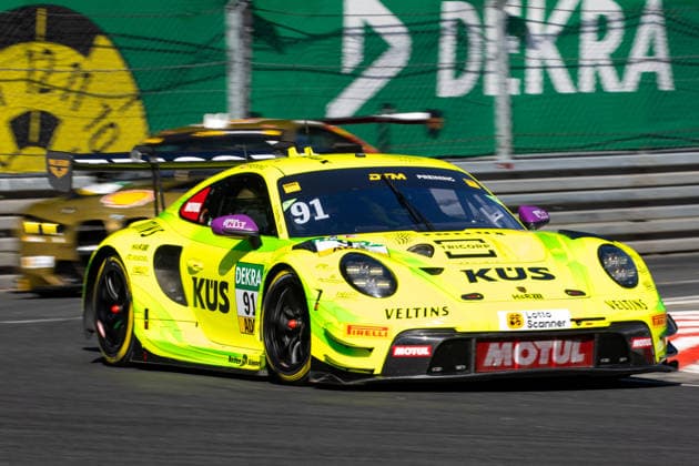 04.07.2026 - Motorsport - Rennwochenende Norisring Nürnberg 2026 - Internationales ADAC Norisring Speedweekend - DCDE - xdcxdex - DTM - Thomas Preining (Manthey, Porsche) vor Kelvin van der Linde (Schubert Motorsport, BMW) *** July 4, 2026 Motorsport Race Weekend at the Norisring, Nuremberg 2026 International ADAC Norisring Speed Weekend DCDE xdcxdex DTM Thomas Preining (Manthey, Porsche) ahead of Kelvin van der Linde (Schubert Motorsport, BMW)