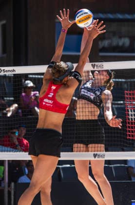 July 4, 2026, Gstaad, Bern, Switzerland: Gstaad Switzerland, 07 04 2026: TANJA HUBERLI of Switzerland against GEENA URANGO OF USA during Swatch Beach Pro Gstaad 2026, Swatch Beach Pro Gstaad 2026 took place in the famous ski resort and which organizes events like the EFG Swiss Open Gstaad ATP, Tennis Herren 250 and the Polo Gold Club Gstaad 2024 and took place at Roy Emerson Arena in Gstaad. Gstaad Switzerland - ZUMAd206 20260704_zip_d206_013 Copyright: xEricxDubostx