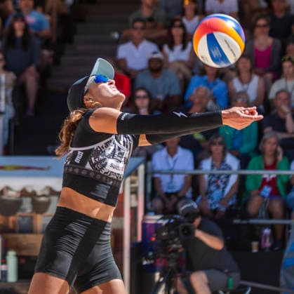 July 4, 2026, Gstaad, Bern, Switzerland: Gstaad Switzerland, 07 04 2026: MEGAN RICE of USA is in action during Swatch Beach Pro Gstaad 2026, Swatch Beach Pro Gstaad 2026 took place in the famous ski resort and which organizes events like the EFG Swiss Open Gstaad ATP, Tennis Herren 250 and the Polo Gold Club Gstaad 2024 and took place at Roy Emerson Arena in Gstaad. Beach volleyball, Beachvolleyball 2026: Gstaad Pro  - ZUMAd206 20260704_zip_d206_020 Copyright: xEricxDubostx