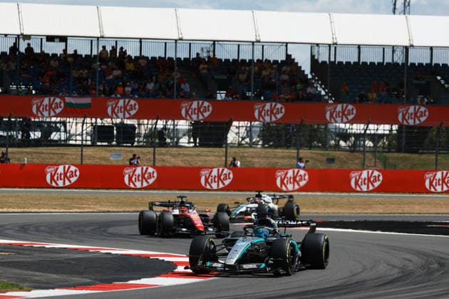 F1 - BRITISH GRAND PRIX 2026 63 RUSSELL George (gbr), Mercedes AMG F1 Team W17, action during the Formula 1 British Grand Prix 2026, 9th round of the 2026 Formula One World Championship, WM, Weltmeisterschaft from July 3 to 5, 2026 on the Silverstone Circuit, in Silverstone, United Kingdom - SilverstoneUnited Kingdom  Copyright: xDPPIx