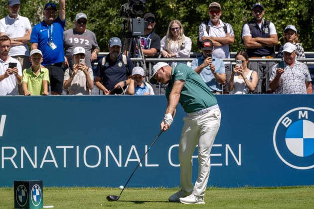 Daniel Young (SCO). xettx, Deutschland, Muenchen, 04.07.2026, Golf, 37. BMW International Open, 2026, Round 3, DP World Tour, Golfclub Muenchen Eichenried *** Daniel Young SCO xettx, Germany, Munich, July 4, 2026, Golf, 37th BMW International Open, 2026, Round 3, DP World Tour, Munich Eichenried Golf Club