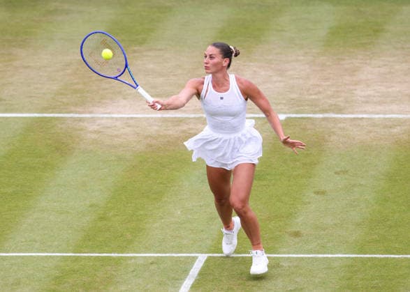Marta Kostyuk (UKR), Damen Einzel, Ladies Singles Tennis - Wimbledon 2026 - Grand Slam ITF ATP, Tennis Herren WTA, Tennis Damen - AELTC - London - - Great Britain - 4 July 2026. *** Marta Kostyuk (UKR), Women s Singles, Wimbledon 2026 Grand Slam ITF ATP WTA AELTC London, Great Britain, July 4, 2026 Copyright: xJuergenxHasenkopfx