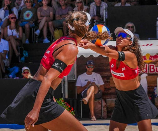 July 4, 2026, Gstaad, Bern, Switzerland: Gstaad Switzerland, 07 04 2026: ZOE VERGE-DEPRE of Switzerland is in action during Swatch Beach Pro Gstaad 2026, Swatch Beach Pro Gstaad 2026 took place in the famous ski resort and which organizes events like the EFG Swiss Open Gstaad ATP, Tennis Herren 250 and the Polo Gold Club Gstaad 2024 and took place at Roy Emerson Arena in Gstaad. Beach volleyball, Beachvolleyball 2026: Gstaad Pro  - ZUMAd206 20260704_zip_d206_028 Copyright: xEricxDubostx