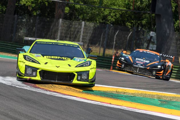 July 4, 2026, Imola, Bologna, Italy: TF 33 (MCDONALD, UDELL, EASTWOOD) at turn 15 during the Free Practice session of the 2026 ELMS 4 Hours of Imola at Enzo and Dino Ferrari circuit in Imola (Bologna, Italy), 4th round of European Le Mans Series 2026 season..Credit: ZUMA Press Motorsports 2026: ELMS 4 Hours Of Imola: FP  - ZUMAr158 20260704_aap_r158_007 Copyright: xRiccardoxRighettix