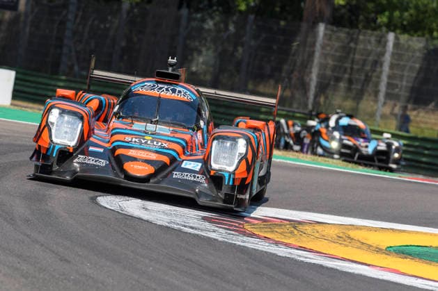 July 4, 2026, Imola, Bologna, Italy: DKR ENGINEERING 3 (GLORIEUX, HERNANDEZ, CAPIETTO) at turn 15 during the Free Practice session of the 2026 ELMS 4 Hours of Imola at Enzo and Dino Ferrari circuit in Imola (Bologna, Italy), 4th round of European Le Mans Series 2026 season..Credit: ZUMA Press Motorsports 2026: ELMS 4 Hours Of Imola: FP  - ZUMAr158 20260704_aap_r158_001 Copyright: xRiccardoxRighettix