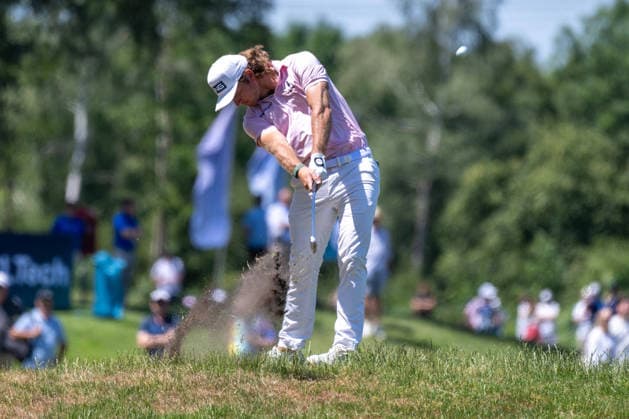 Freddy Schott (GER). xettx, Deutschland, Muenchen, 04.07.2026, Golf, 37. BMW International Open, 2026, Round 3, DP World Tour, Golfclub Muenchen Eichenried *** Freddy Schott GER xettx, Germany, Munich, July 4, 2026, Golf, 37th BMW International Open, 2026, Round 3, DP World Tour, Munich Eichenried Golf Club