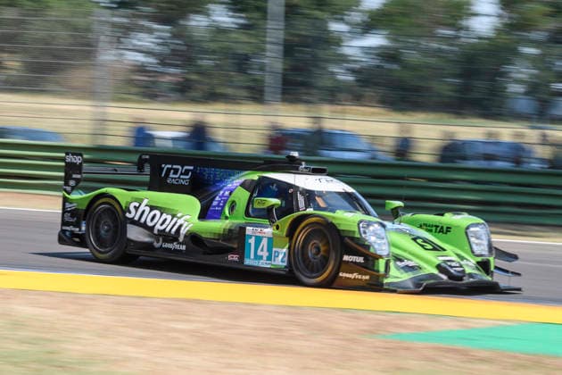 July 4, 2026, Imola, Bologna, Italy: TDS RACING 14 (THOMAS, MEGUETOUNIF, HUFFAKER II) at turn 14 during the Free Practice session of the 2026 ELMS 4 Hours of Imola at Enzo and Dino Ferrari circuit in Imola (Bologna, Italy), 4th round of European Le Mans Series 2026 season..Credit: ZUMA Press Motorsports 2026: ELMS 4 Hours Of Imola: FP  - ZUMAr158 20260704_aap_r158_013 Copyright: xRiccardoxRighettix