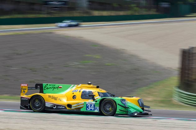 July 4, 2026, Imola, Bologna, Italy: INTER EUROPOL COMPETITION 34 (GARG, DE GERUS) between turn 17 and 18 during the Free Practice session of the 2026 ELMS 4 Hours of Imola at Enzo and Dino Ferrari circuit in Imola (Bologna, Italy), 4th round of European Le Mans Series 2026 season..Credit: ZUMA Press Motorsports 2026: ELMS 4 Hours Of Imola: FP  - ZUMAr158 20260704_aap_r158_016 Copyright: xRiccardoxRighettix