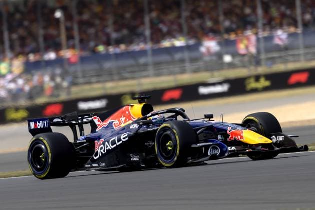 SILVERSTONE - Max Verstappen (Red Bull Racing) during the sprint session of the Formula 1 British Grand Prix at the Silverstone race circuit. SANDER KONING ANP xVIxANPxSportx xxANPxIVx 562769770 originalFilename: 562769770.jpg