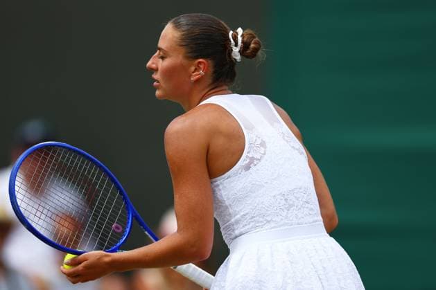 Marta Kostyuk during her third round match Wimbledon Tennis Championships, Day 6, The All England Lawn Tennis and Croquet Club, London, UK - 04 Jul 2026London The All England Lawn Tennis and United Kingdom  Copyright: xJamesxMarsh Shutterstockx 16975551aa