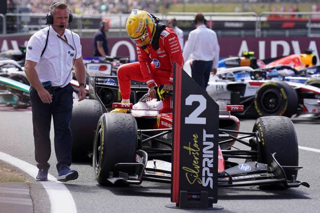 FORMULA ONE BRITISH GRAND PRIX 2026 Lewis Hamilton 44 (GBR) Ferrari in parc ferme after the Sprint Race during the Formula 1 Pirelli British Grand Prix 2026, 9th round of the 2026 Formula 1 World Championship, WM, Weltmeisterschaft from 3rd - 5th July, 2026 at the Silverstone Circuit, Silverstone, England. Credit: Robbie Hoad Every Second Media Editorial use only. All images are copyright Every Second Media Limited. No images may be reproduced without prior permission. Copyright: xIMAGO EveryxSecondxMediax ESM-2060-0289 RobbiexHoadx xEveryxSecondxMediax