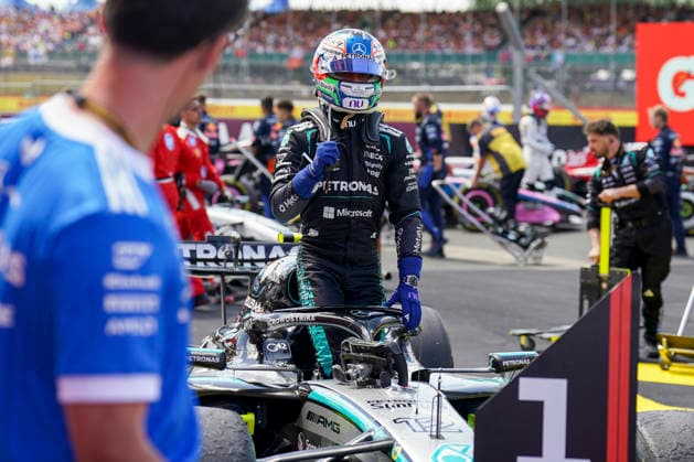 FORMULA ONE BRITISH GRAND PRIX 2026 Kimi Antonelli 12 (ITA) Mercedes in parc ferme after winning the Sprint Race during the Formula 1 Pirelli British Grand Prix 2026, 9th round of the 2026 Formula 1 World Championship, WM, Weltmeisterschaft from 3rd - 5th July, 2026 at the Silverstone Circuit, Silverstone, England. Credit: Robbie Hoad Every Second Media Editorial use only. All images are copyright Every Second Media Limited. No images may be reproduced without prior permission. Copyright: xIMAGO EveryxSecondxMediax ESM-2060-0292 RobbiexHoadx xEveryxSecondxMediax