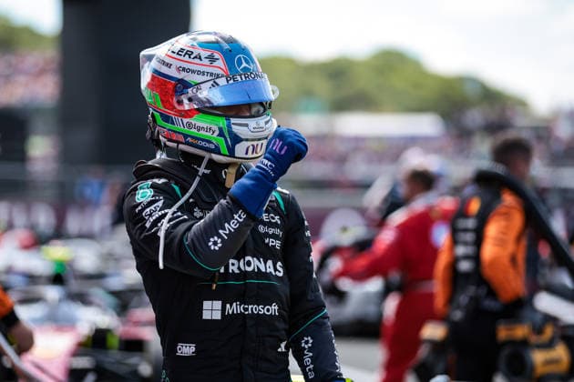 F1 - BRITISH GRAND PRIX 2026 KIMI ANTONELLI Andrea (ita), Mercedes AMG F1 Team W16, portrait celebration of the Sprint Race during the Formula 1 British Grand Prix 2026, 9th round of the 2026 Formula One World Championship, WM, Weltmeisterschaft from July 3 to 5, 2026 on the Silverstone Circuit, in Silverstone, United Kingdom - SilverstoneUnited Kingdom  Copyright: xEricxAlonsox
