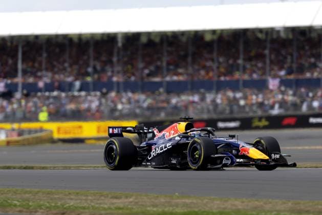 SILVERSTONE - Max Verstappen (Red Bull Racing) during the sprint session of the Formula 1 British Grand Prix at the Silverstone race circuit. SANDER KONING ANP xVIxANPxSportx xxANPxIVx 562769843 originalFilename: 562769843.jpg