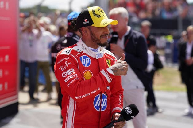 FORMULA ONE BRITISH GRAND PRIX 2026 Lewis Hamilton 44 (GBR) Ferrari in parc ferme after the Sprint Race during the Formula 1 Pirelli British Grand Prix 2026, 9th round of the 2026 Formula 1 World Championship, WM, Weltmeisterschaft from 3rd - 5th July, 2026 at the Silverstone Circuit, Silverstone, England. Credit: Robbie Hoad Every Second Media Editorial use only. All images are copyright Every Second Media Limited. No images may be reproduced without prior permission. Copyright: xIMAGO EveryxSecondxMediax ESM-2060-0316 RobbiexHoadx xEveryxSecondxMediax
