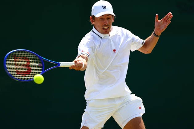 Alex De Minaur during his third round match Wimbledon Tennis Championships, Day 6, The All England Lawn Tennis and Croquet Club, London, UK - 04 Jul 2026London The All England Lawn Tennis and United Kingdom  Copyright: xJamesxMarsh Shutterstockx 16975551bb